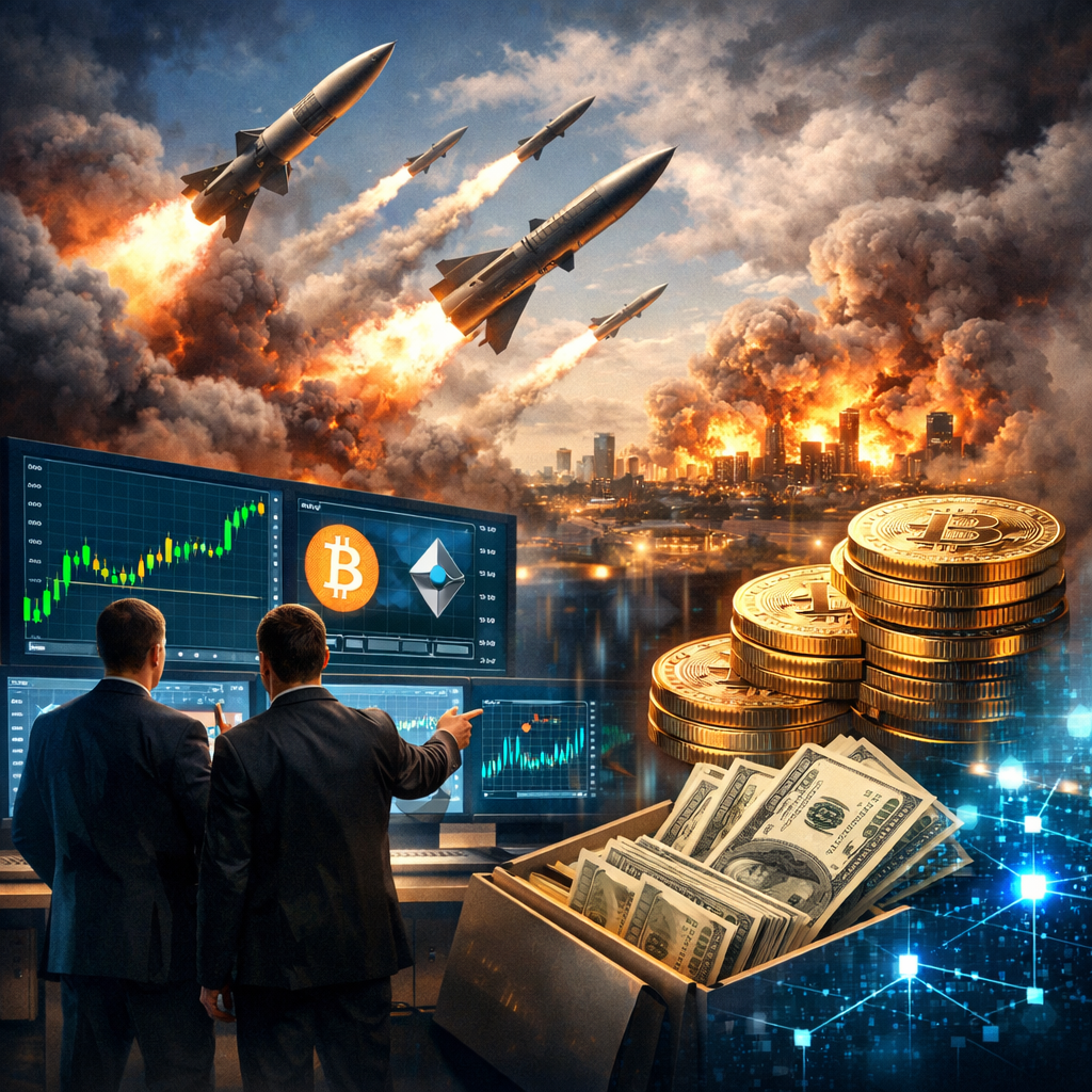 War Is Moving Oil and Gold — But Nearly $1 Billion Just Moved Into Crypto