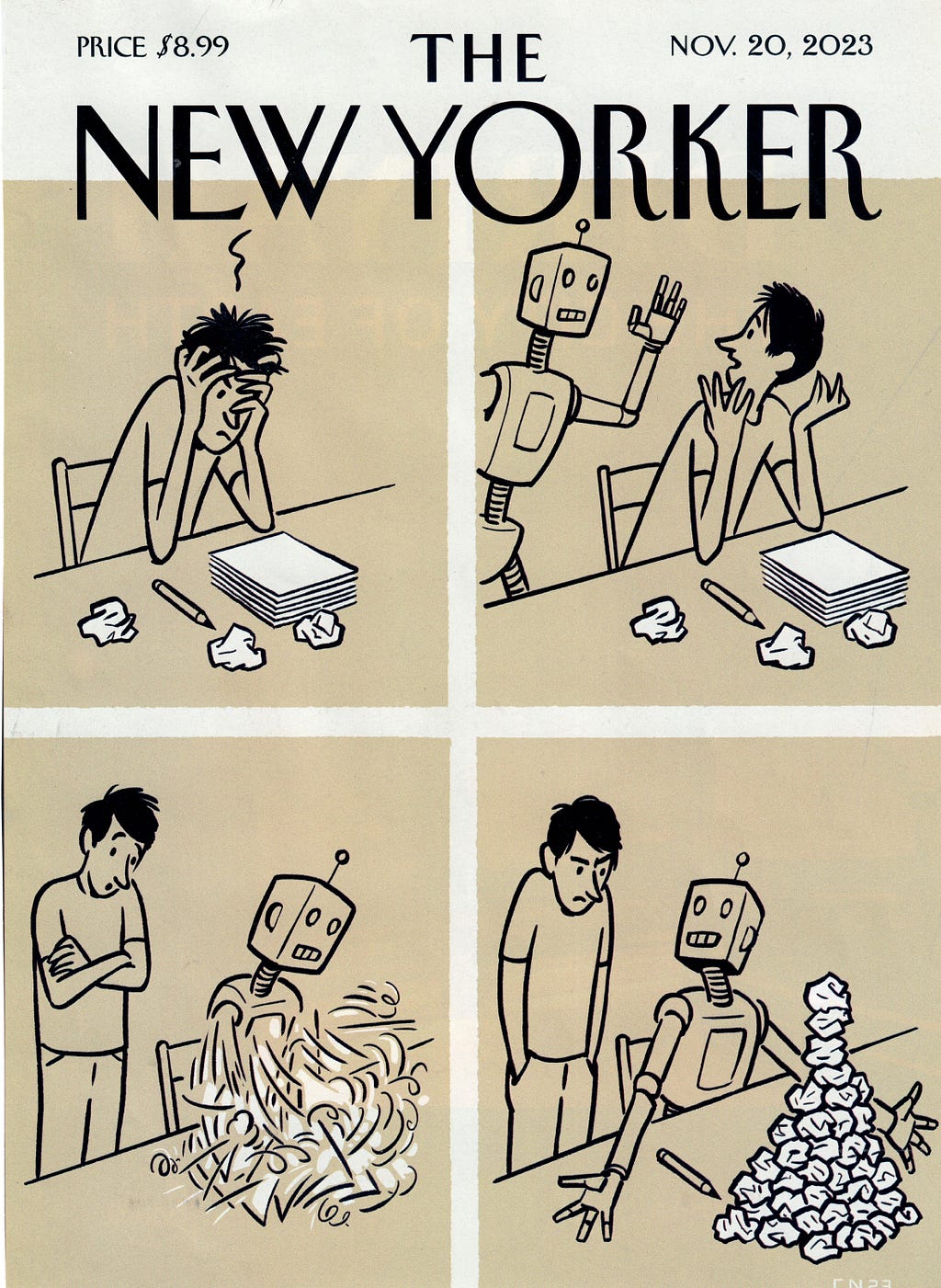 The new Yorker AI cartoon