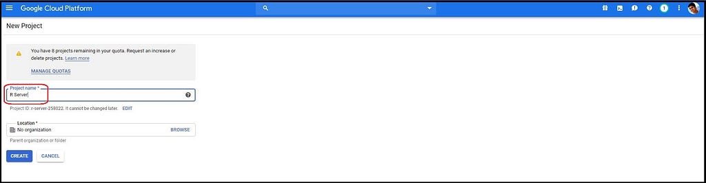 configure R server on cloud