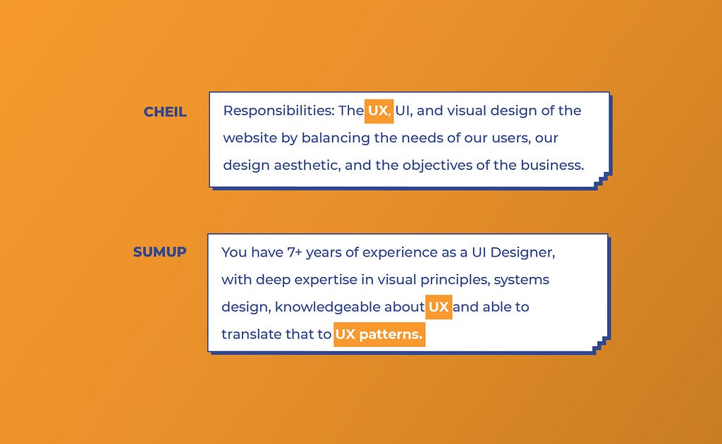 Cheil and Sumpup look for UX work from UI designers
