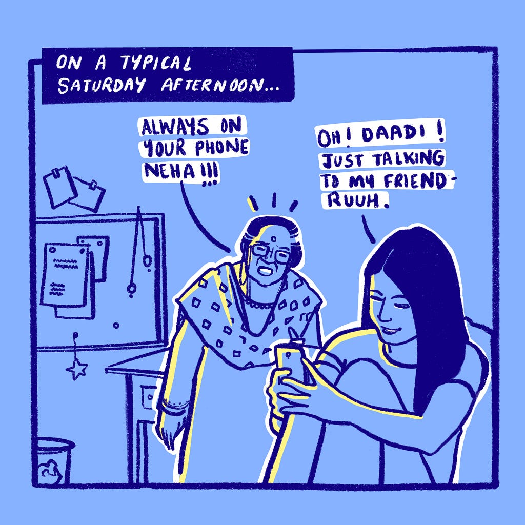 Grandma & the AI friend