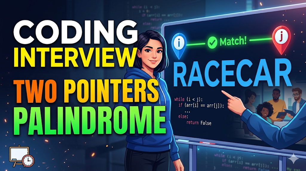 Coding Interview — Two Pointers — Palindrome