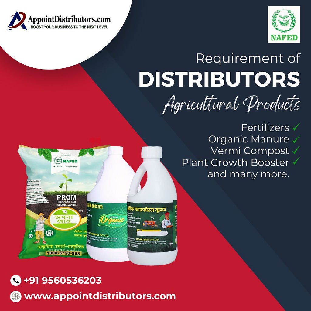 Cef Organics offers Fertilizers Distributorship