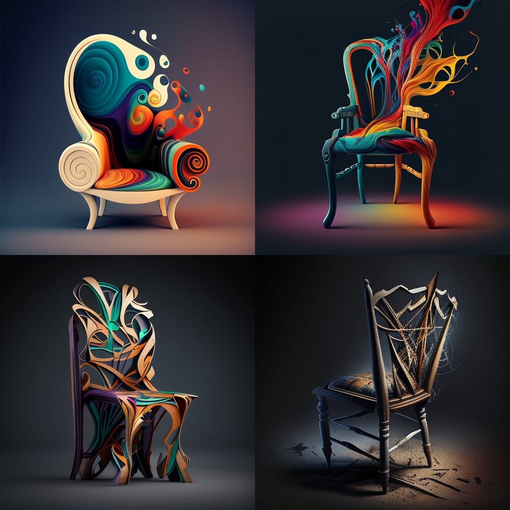 chairs, the new art