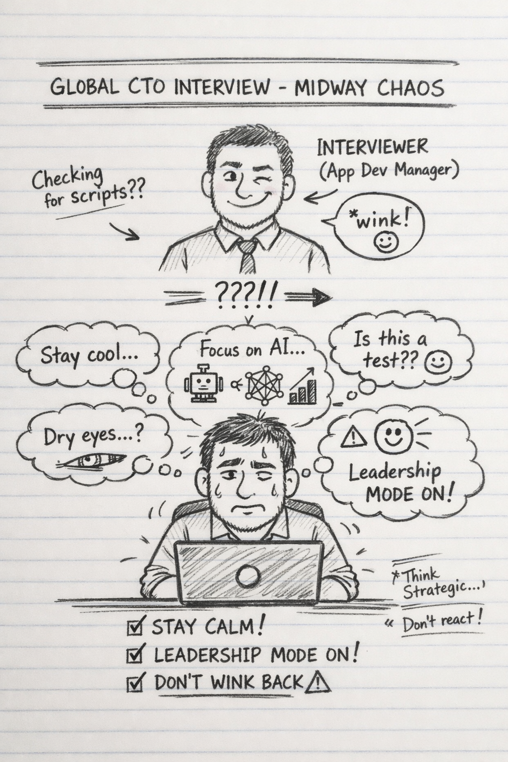 The Wink That Arrived Midway Through a Global CTO Interview
