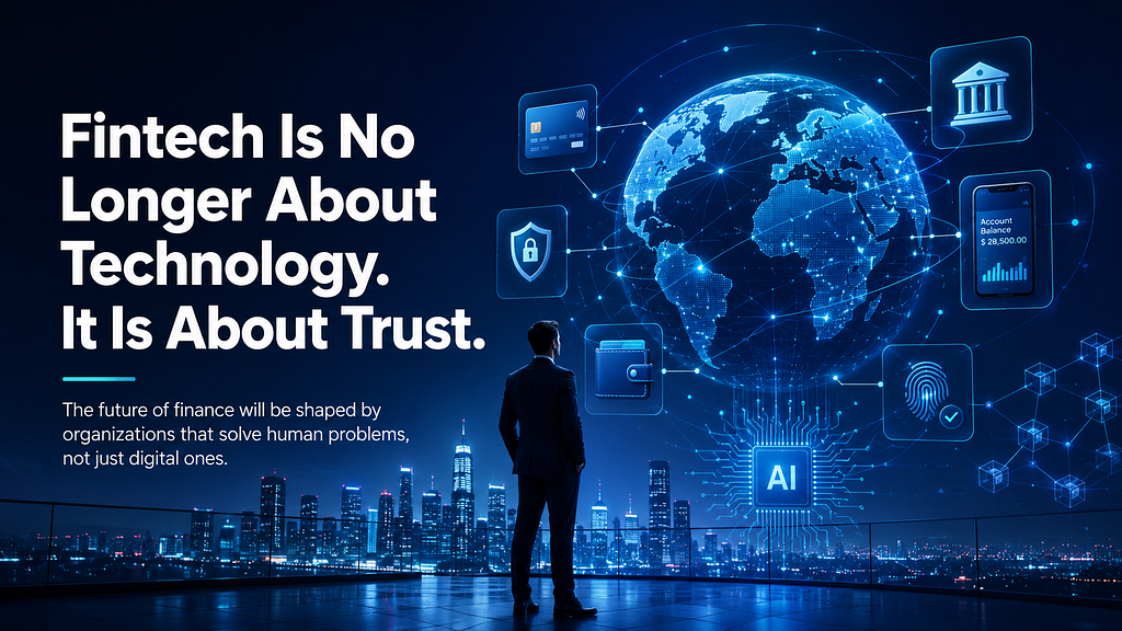 Fintech Is No Longer About Technology. It Is About Trust.