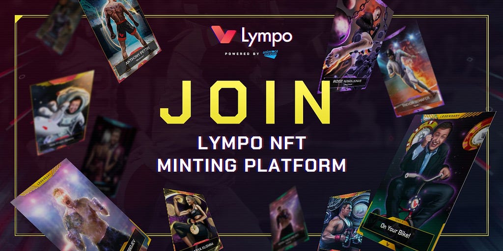 Присоединяйтесь к Lympo NFT минтинг платформе