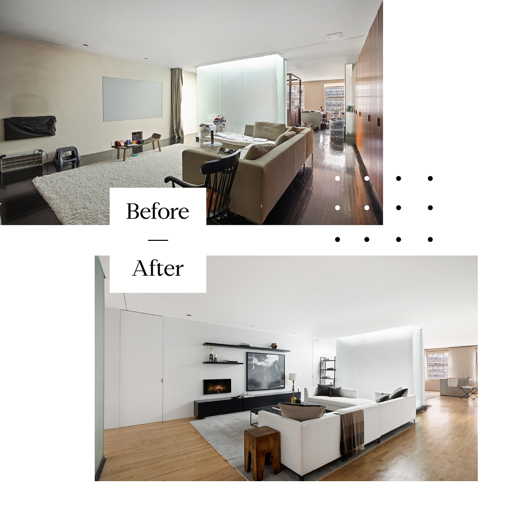 Home Renovation Before & After with Compass Concierge