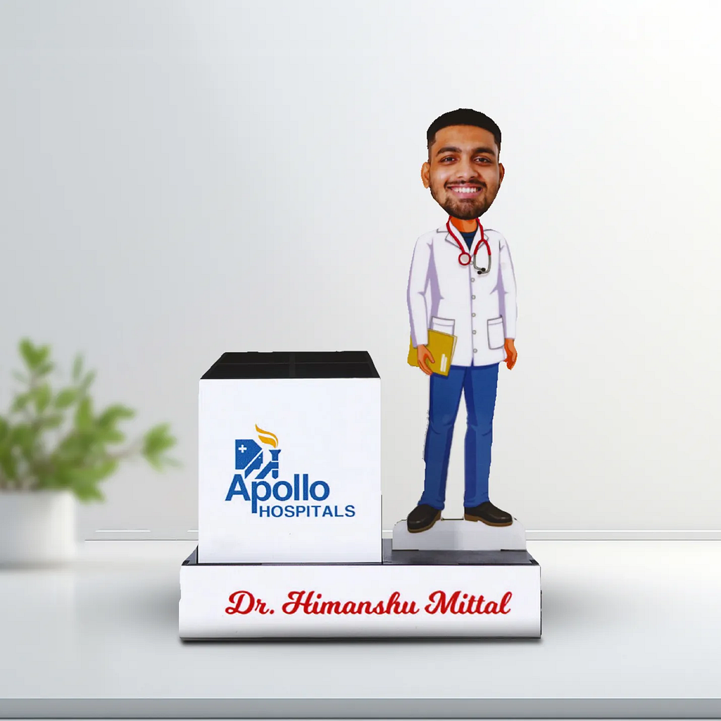 Personalised Caricature Pen Holders