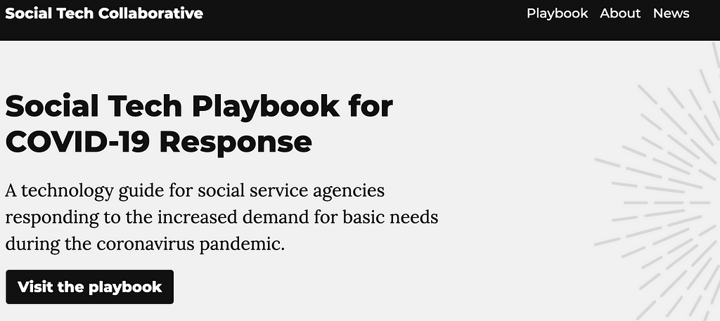 social tech playbook website preview