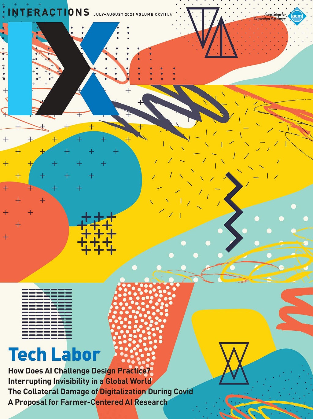Cover of IX Magazine — Labor Tech issue