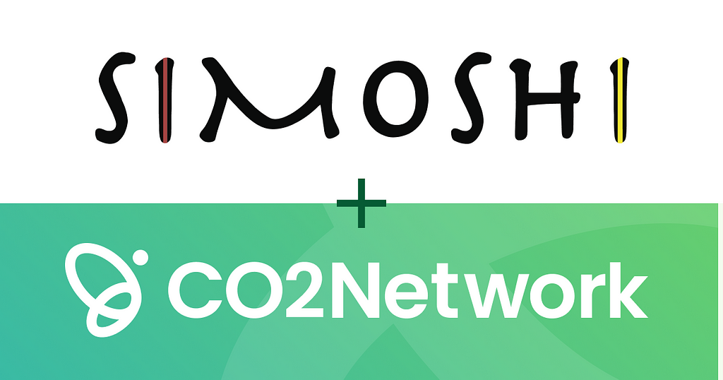 Simoshi-CO2Network Partnership Announcement Graphic