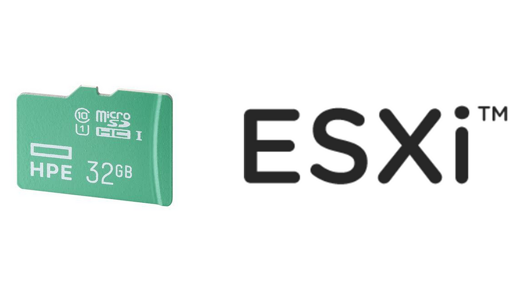 HPE SD Card and ESXi logo