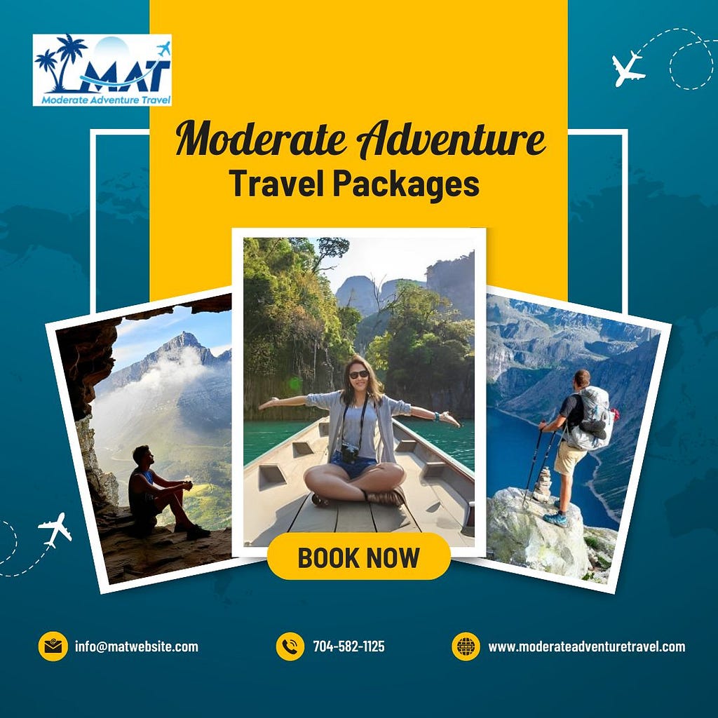 moderate adventure travel packages