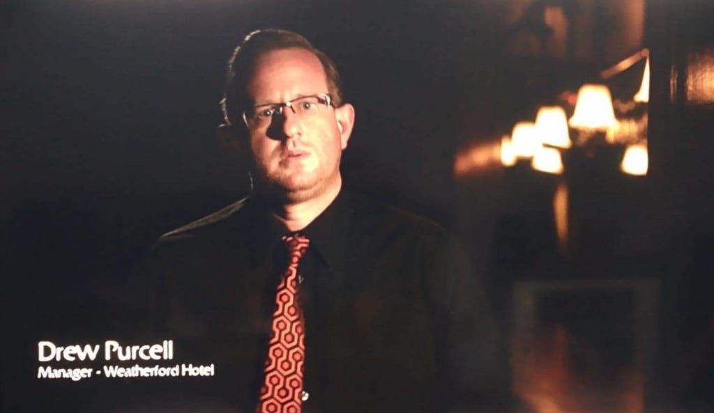 Photo still of the author as seen on an episode of the Travel Channel’s “Ghost Adventure”
