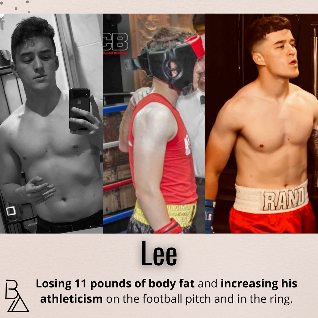 Losing 1 stone of body fat with Body Ark online pt coaching