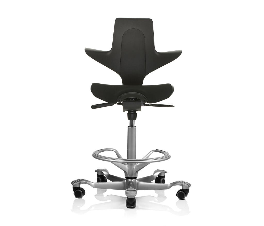 HÅG Capisco and HÅG Capisco Puls, Great ergonomic office chair for back pain relief.