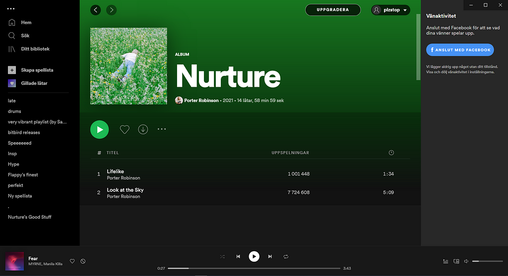 Spotify UI