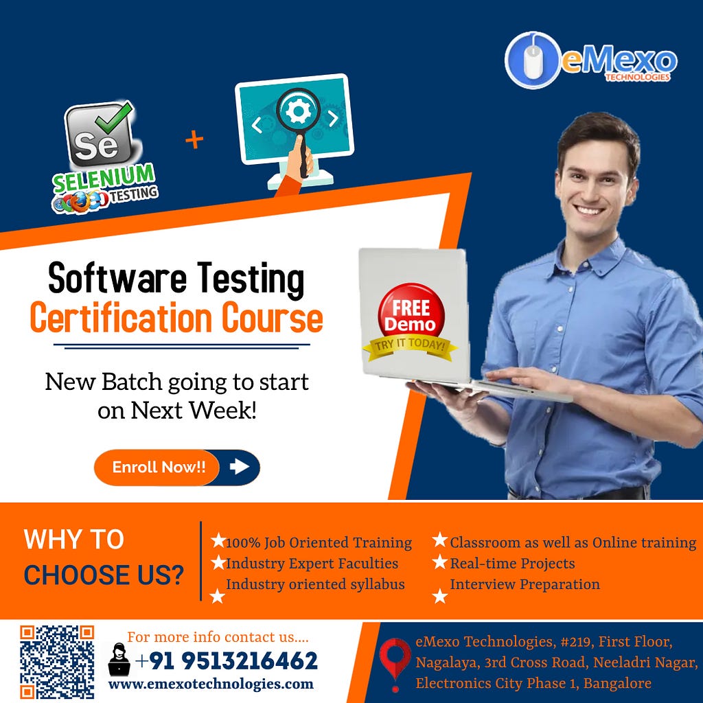 Best Software Testing Training in Electronic City Bangalore