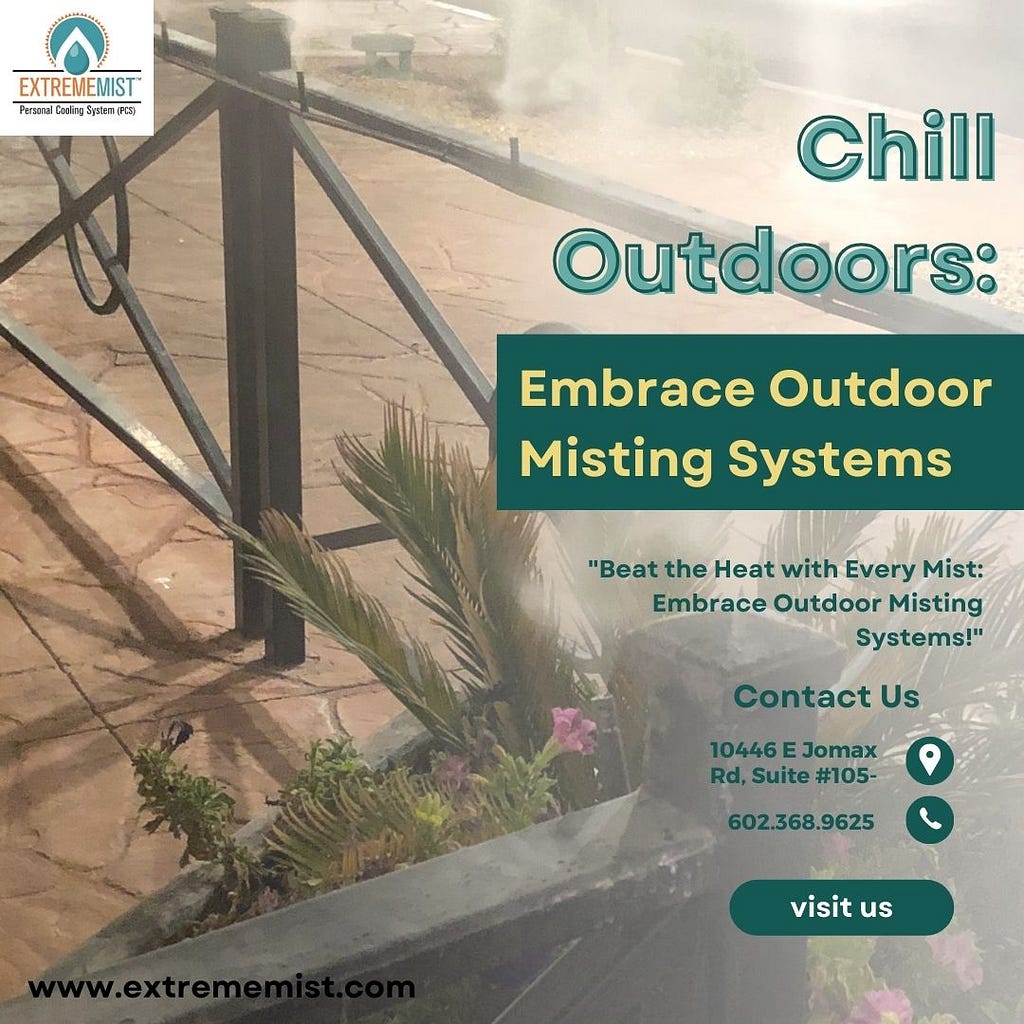 Outdoor misting systems