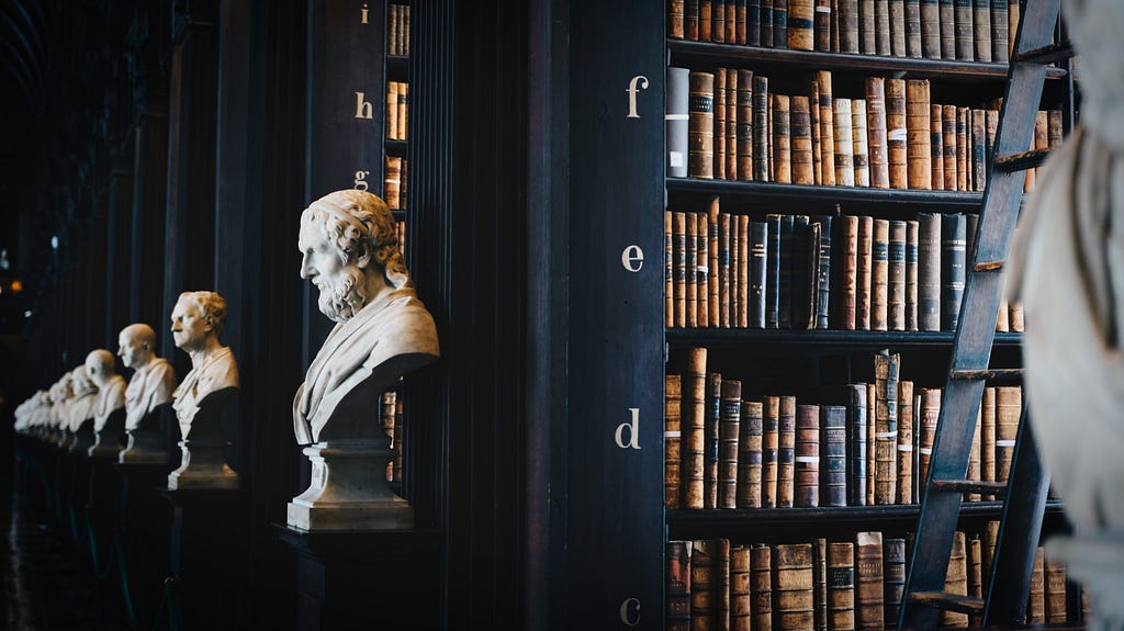 Library full of reference books