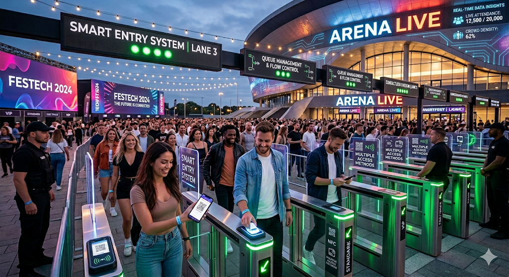 Smart Ticketing System for Events That Simplifies Entry, Queue Management, and Contactless Check-In