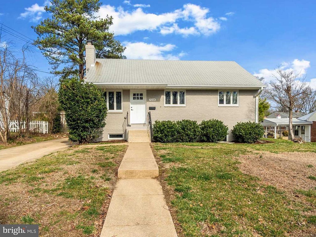 7214 Wayne Drive in Annandale VA for sale Exterior — Real Estate Listings in Annandale, VA