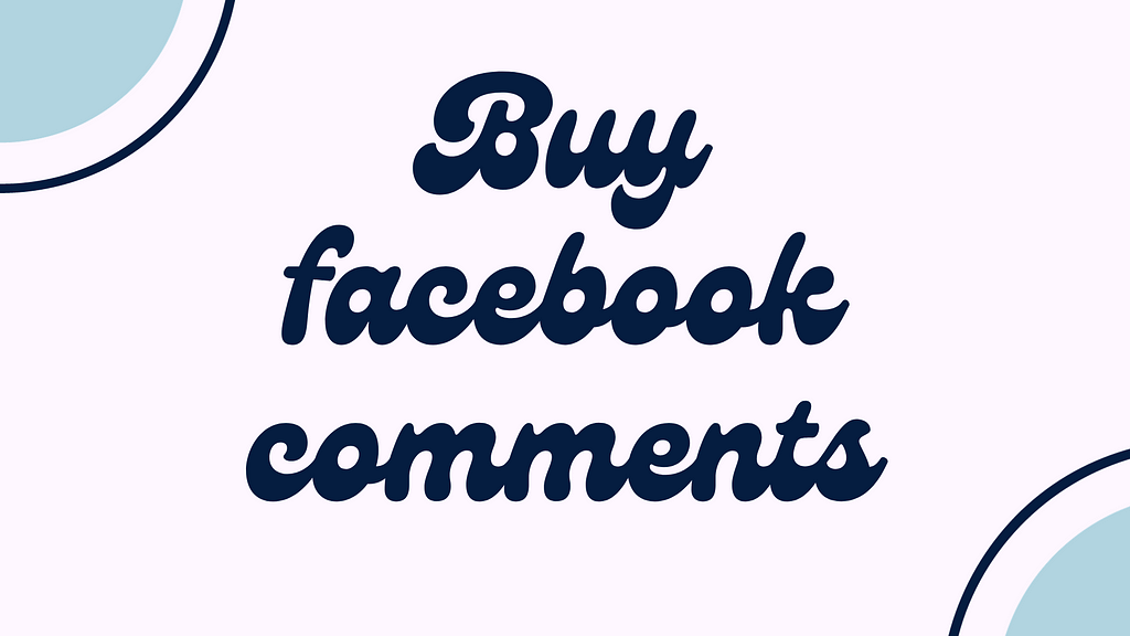 buy real facebook comments