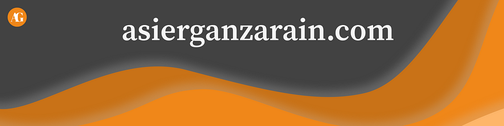 Photo showing the domain of my web portfolio: asierganzarain.com