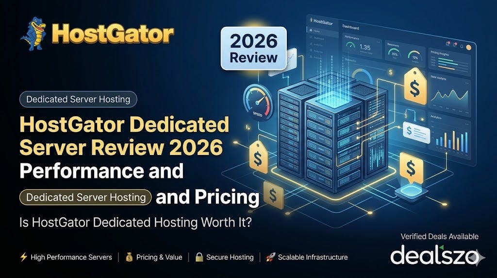 HostGator Dedicated Server Review 2026: Performance and Pricing