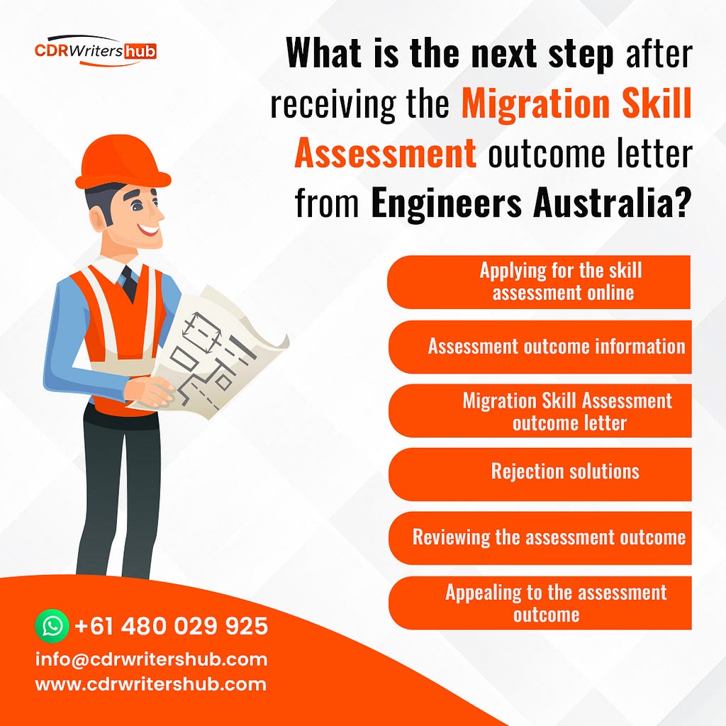 Migration Skill Assessment outcome letter from Engineers Australia for Australia Immigration