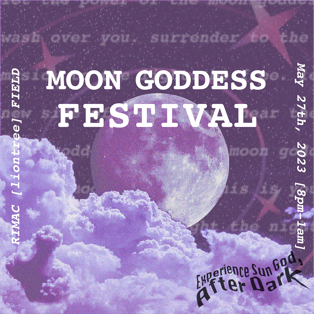 Ellie’s Moon Goddess Festival graphic