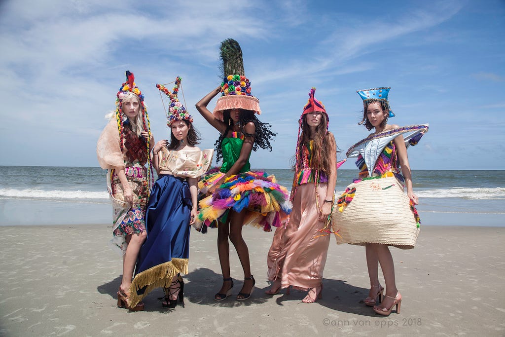 Recent SCAD fashion major’s portfolio modeled on the beach