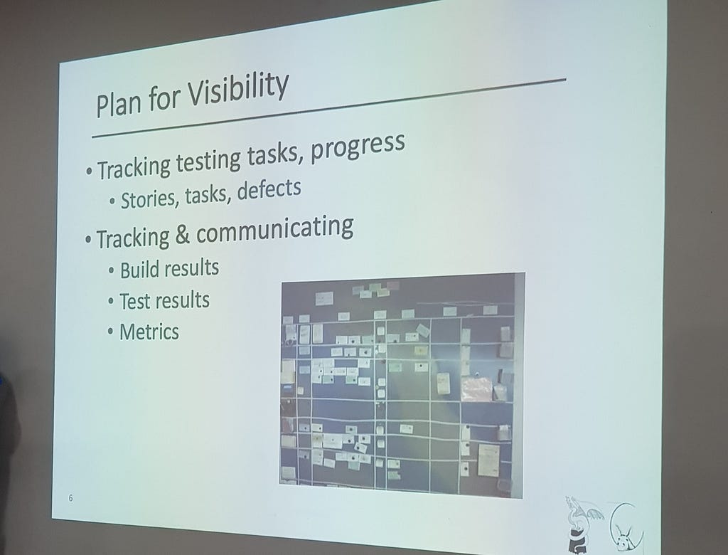 Plan for Visibility