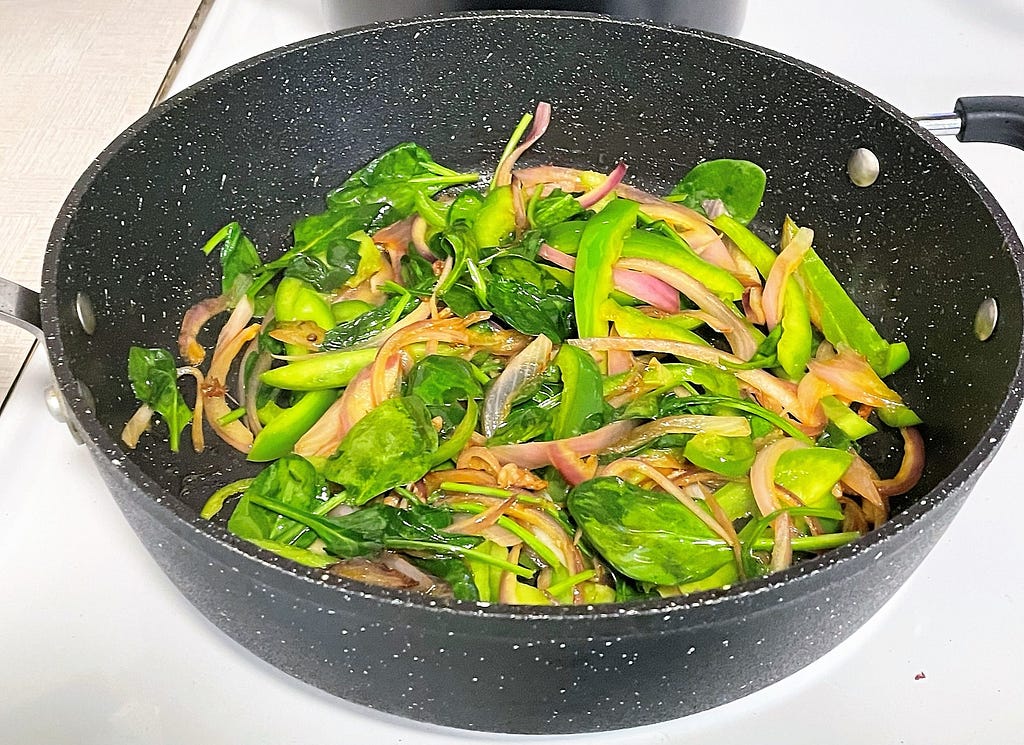 Sauté the veggies