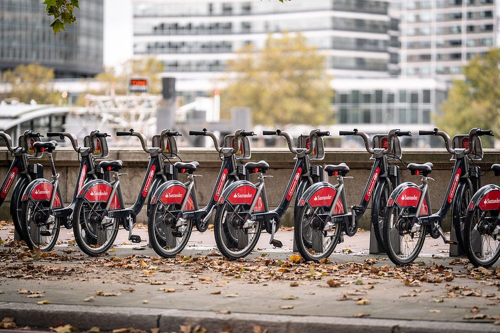 Santander Bikes in London