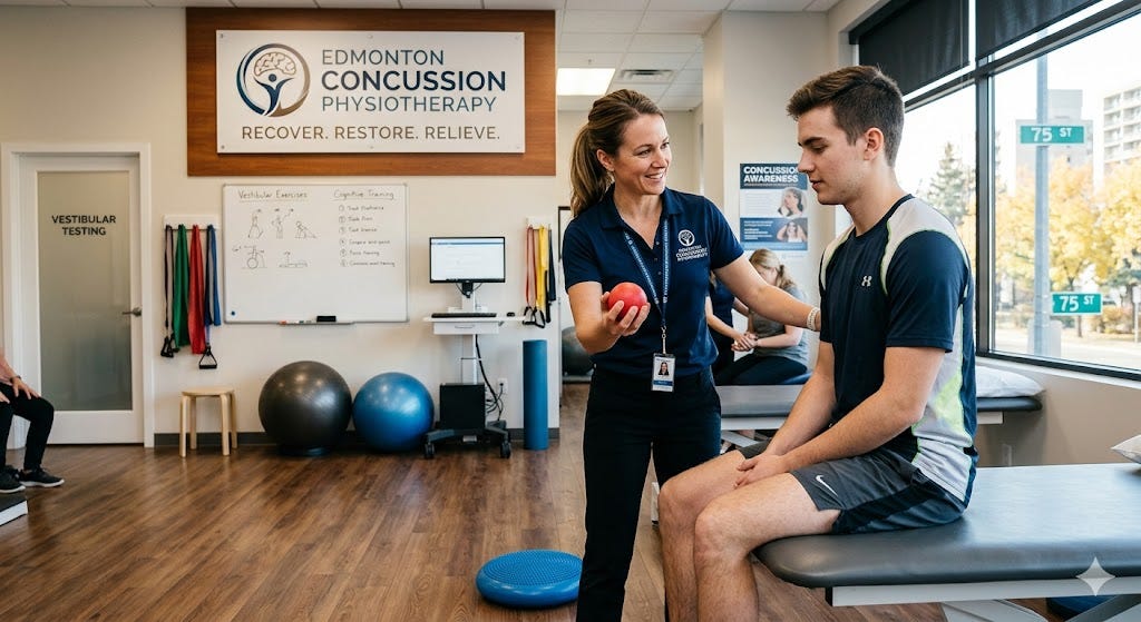 Concussion Physiotherapy Edmonton A Simple Guide to Recovery After a Head Injury