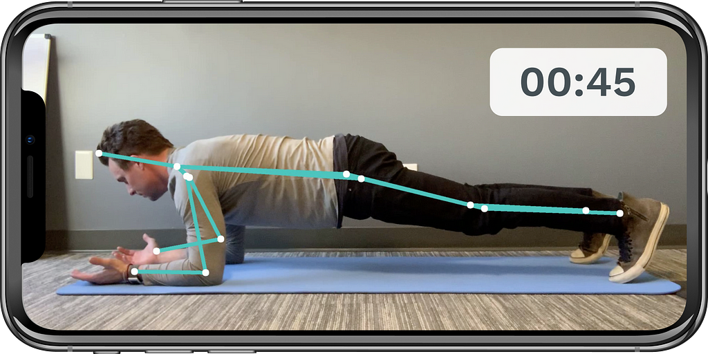 Perfect Plank is a mobile app powered by Exer’s AI.