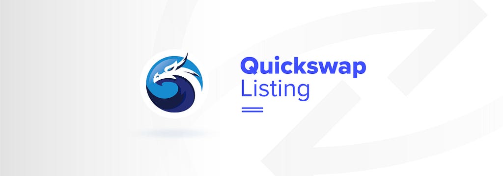 RCN is listed in the largest decentralized exchange of the Polygon Network, Quickswap.