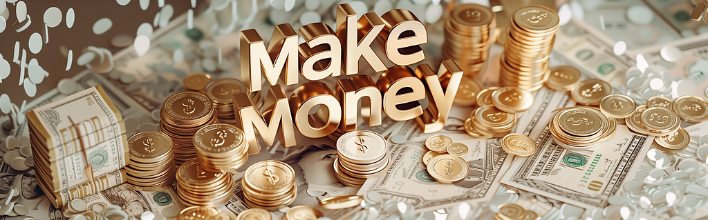 “Make Money” with coins around