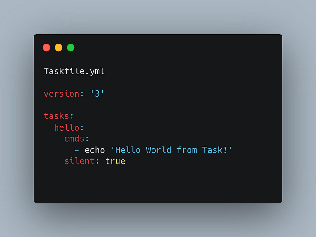 Taskfile.yml example