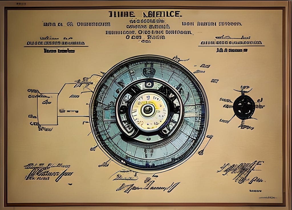 Sample standards sheet of a time machine