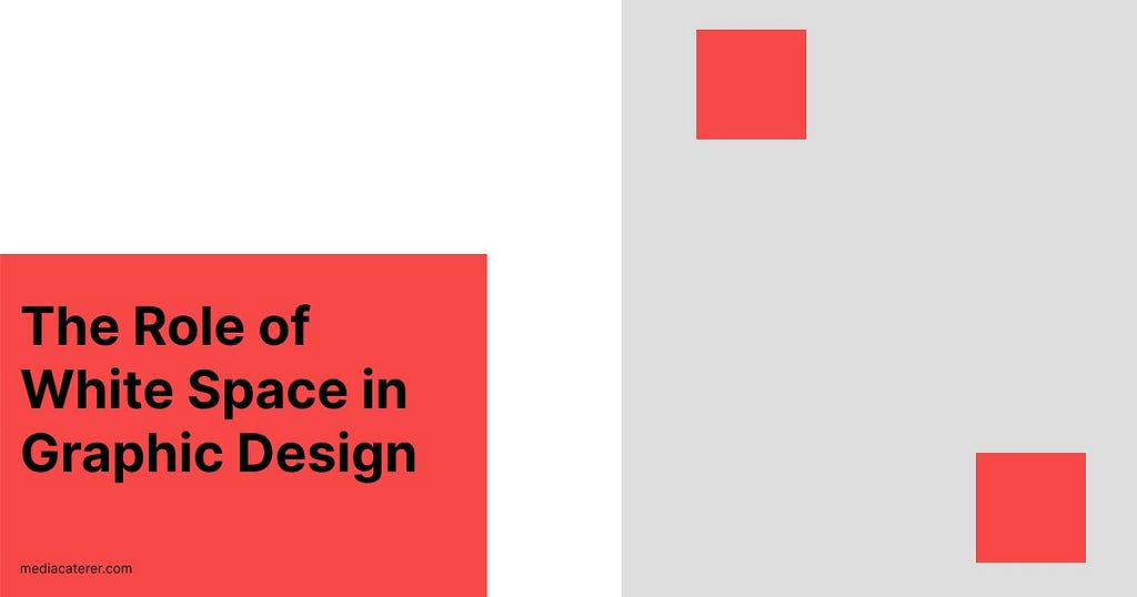 White space in graphic design