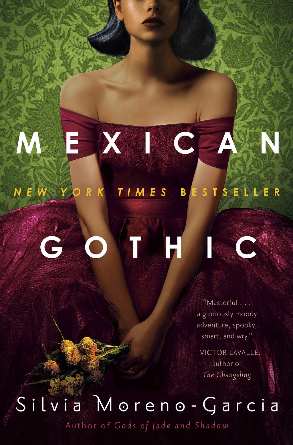 The cover of the book “Mexican Gothic” (2020) by Silvia Moreno-Garcia