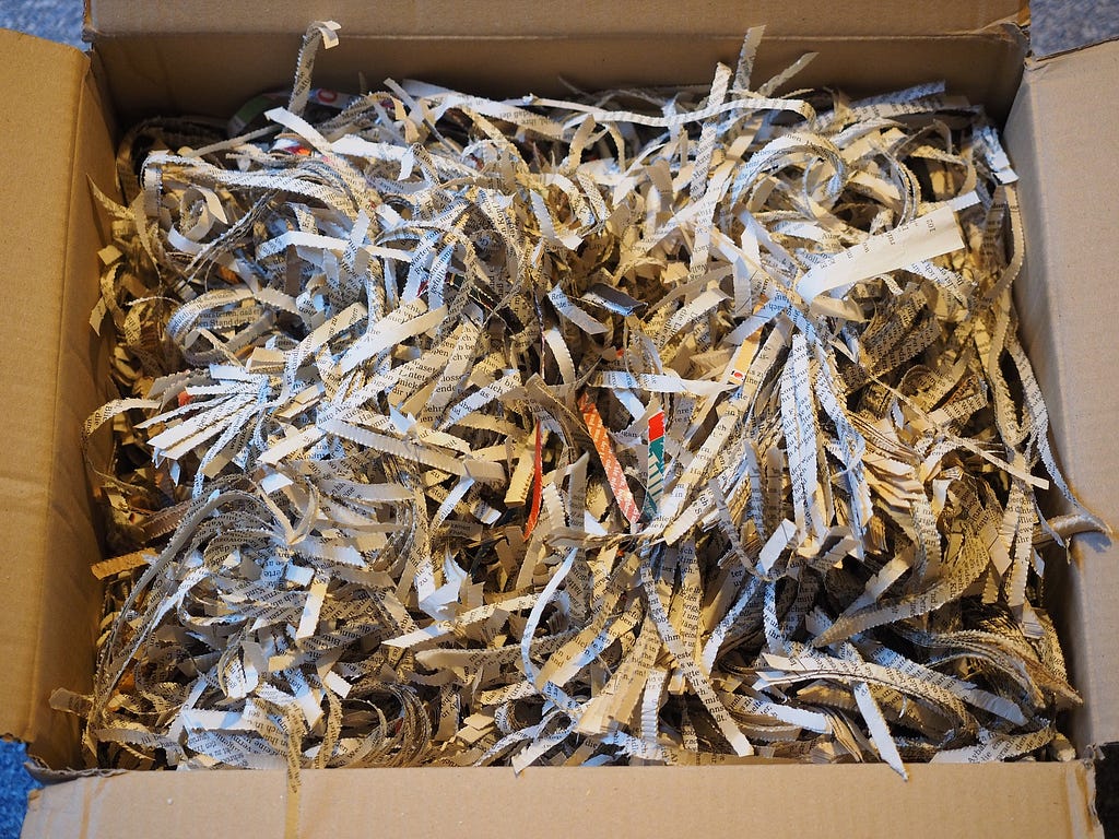 Document destruction service for confidential paper shredding