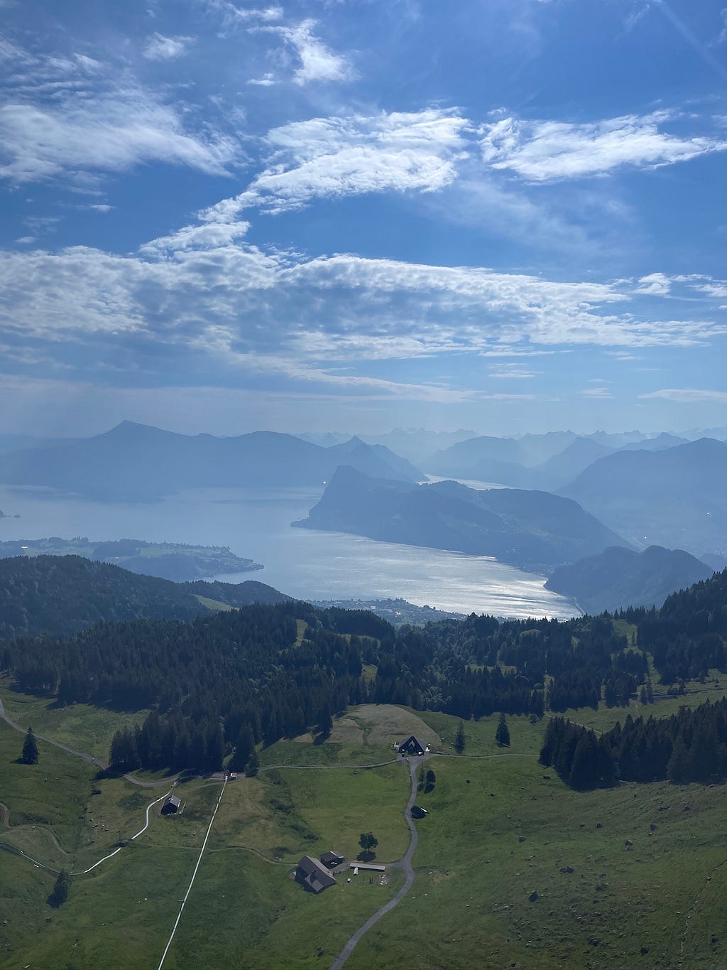 Views over Lucerne Lake