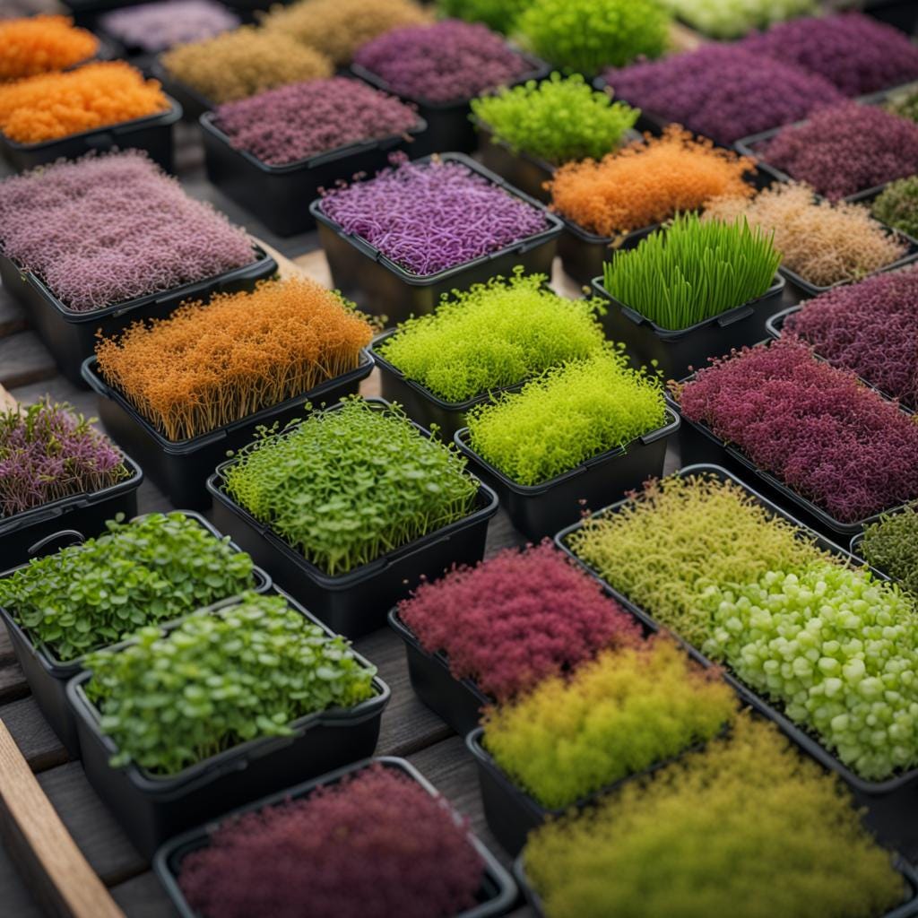 Instant food source — Microgreens!