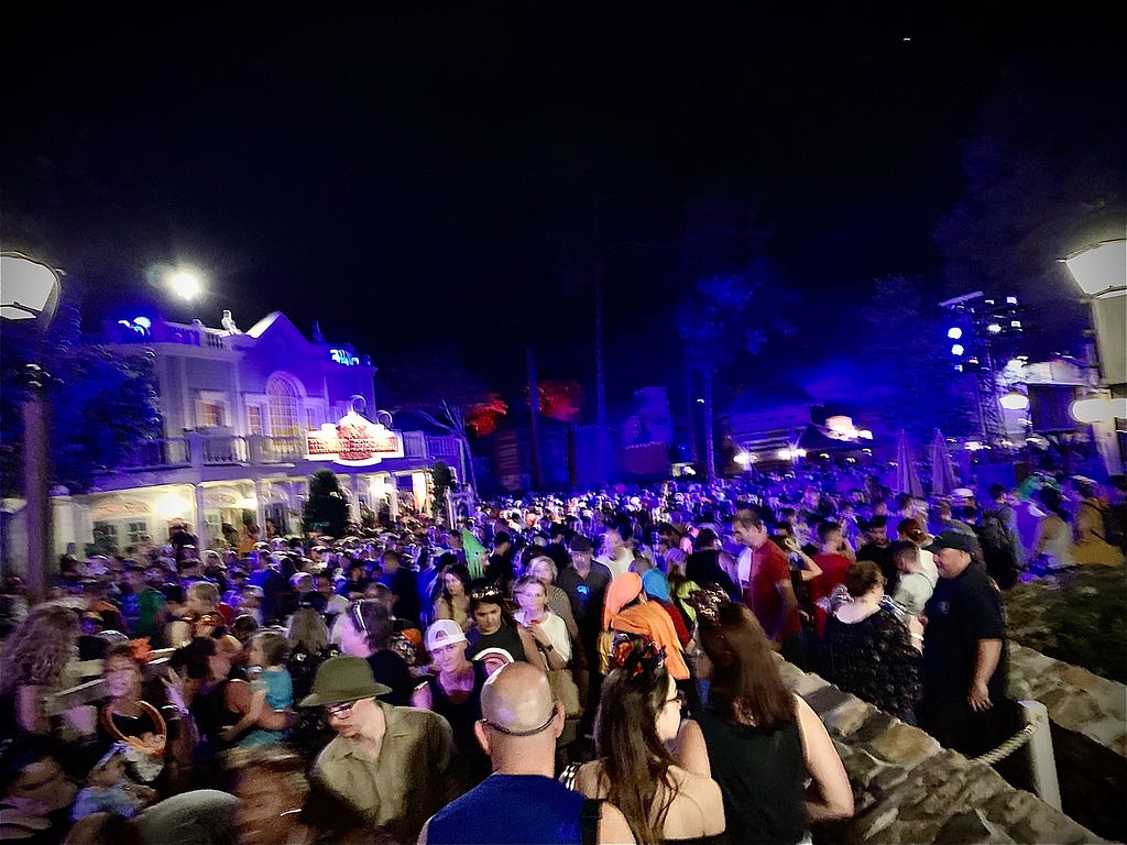 Mickey’s Not-So-Scary Halloween Party crowds