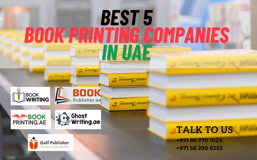 Best book printing companies in UAE