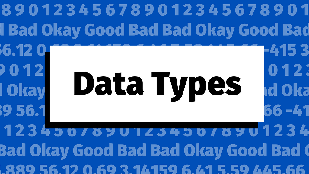 Data Types Cover